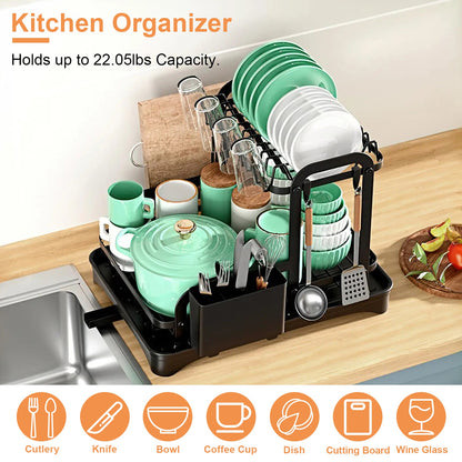 Space-Saving Dish Drying Rack