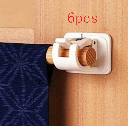 Nail-Free Adjustable Rod Holder